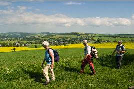 Wandern auf dem Ahornberg in Seiffen